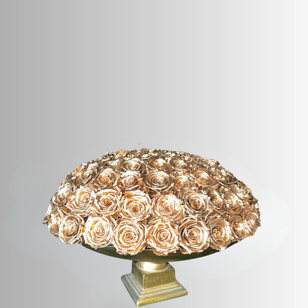 100 STEM FOREVER ROSE BOWL - PRESERVED ROSES