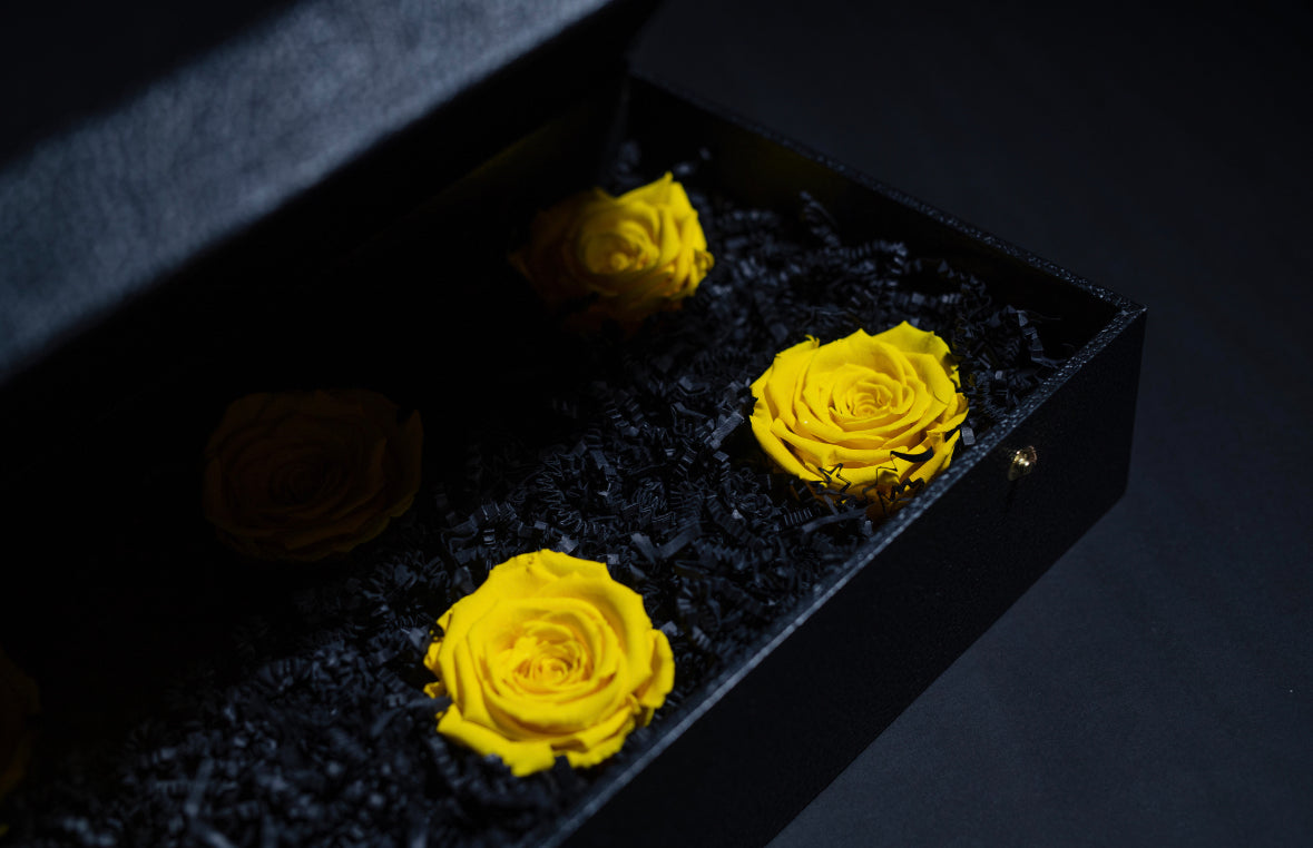 YELLOW FOREVER ROSES