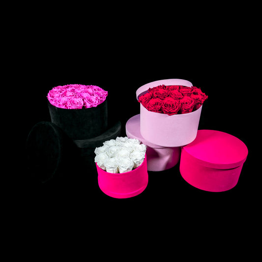 Suede Forever Rose Gift Box