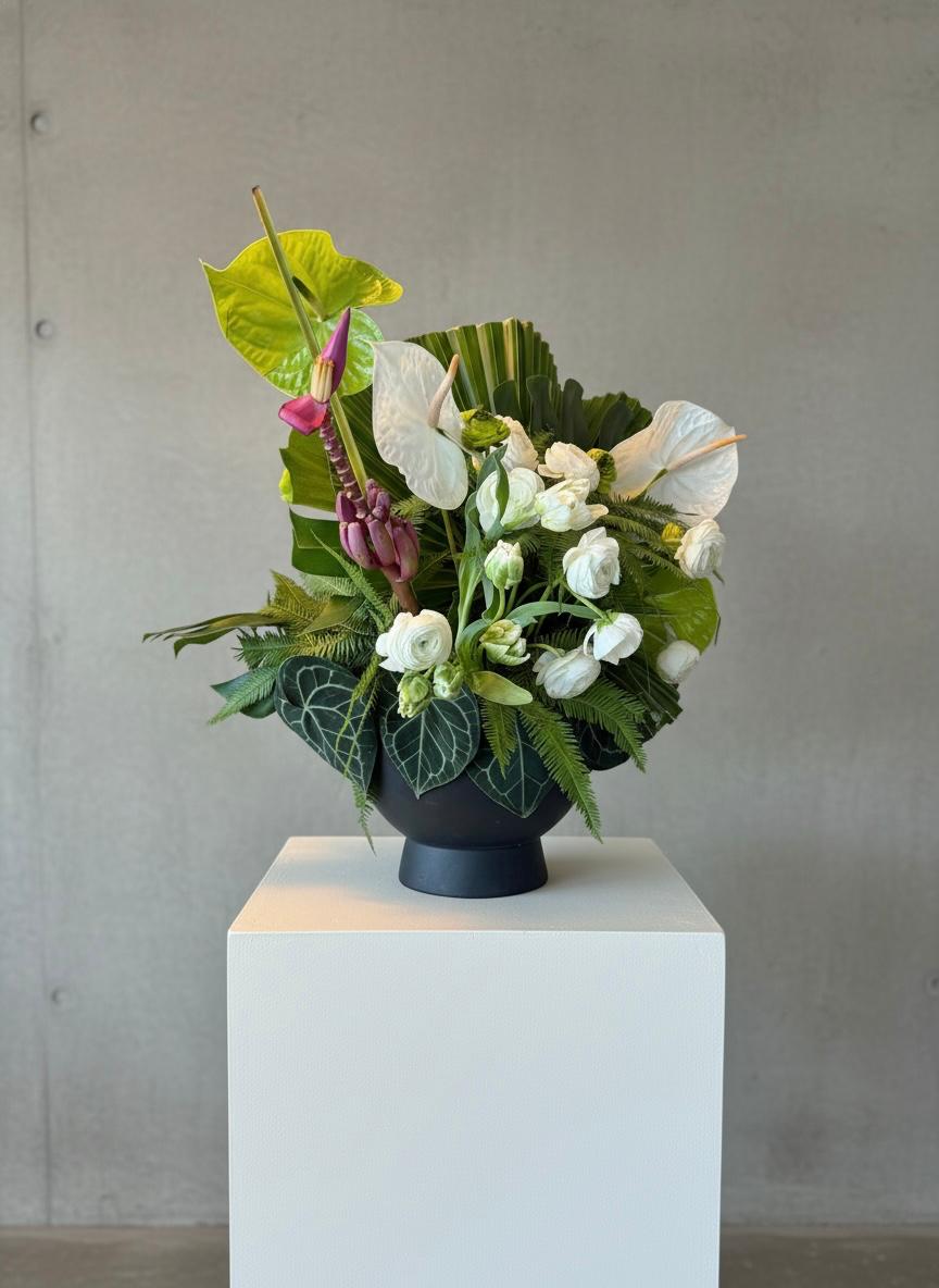 Tropical Purple Banana arrangement