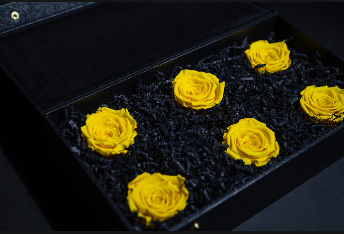 YELLOW FOREVER ROSES
