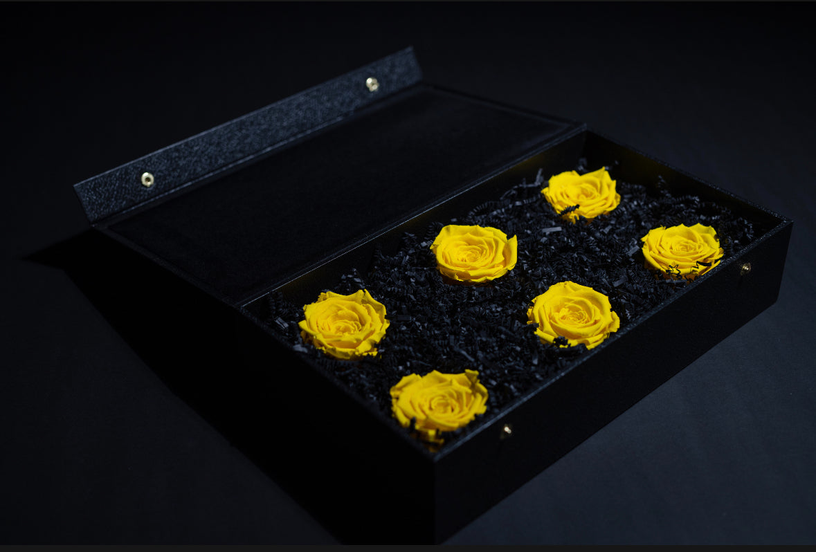 YELLOW FOREVER ROSES – Oh My Garden, What The Flower