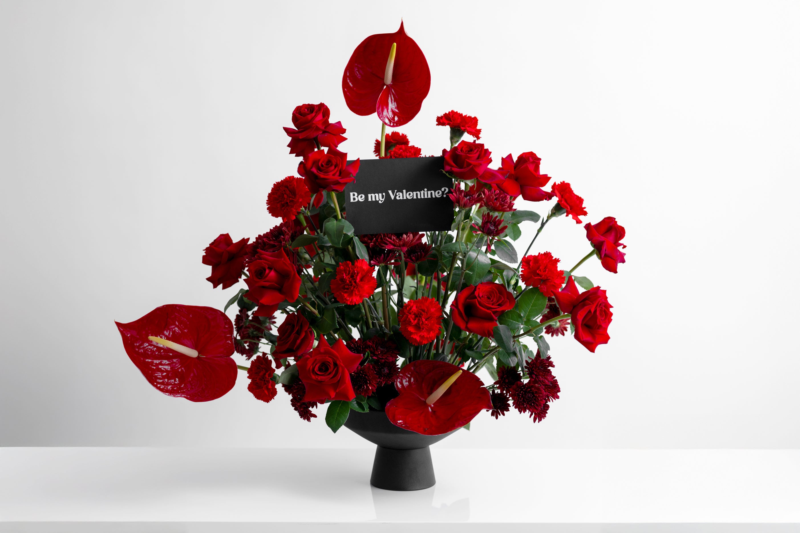 Red Valentine Arrangement | Premium Red Roses