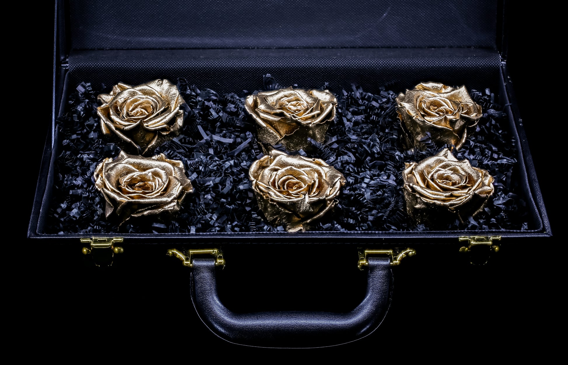 DRINK CHAMPS 6 Rose Briefcase Oh My Garden, What The Flower