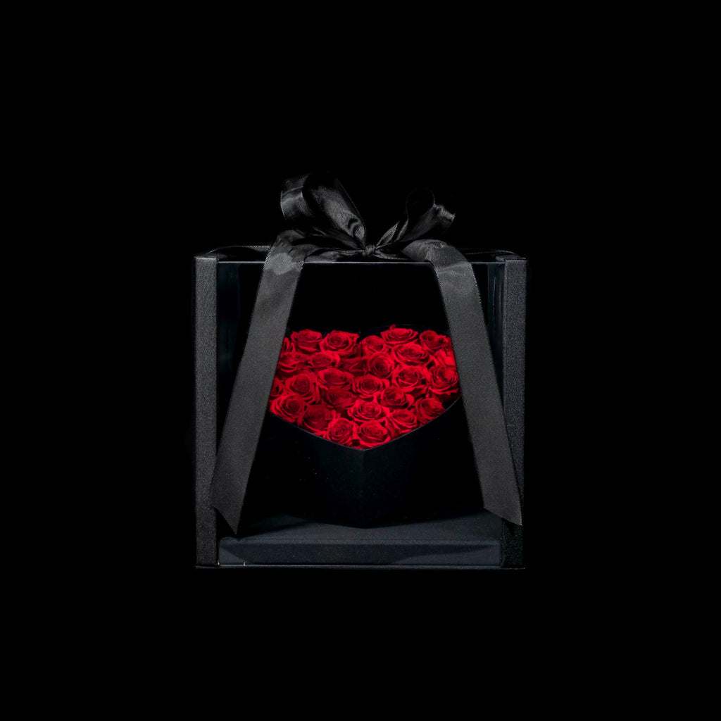 Floating Heart Rose Giftbox
