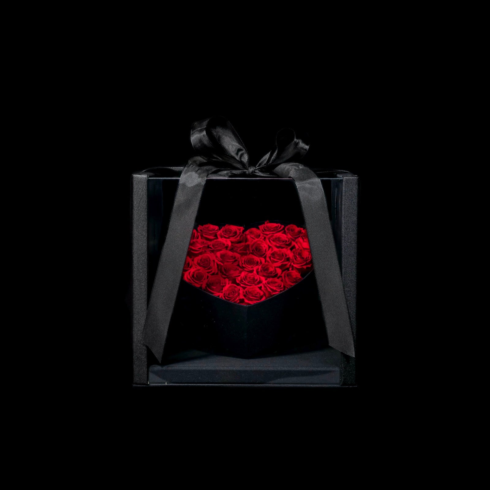 Floating Heart Rose Giftbox
