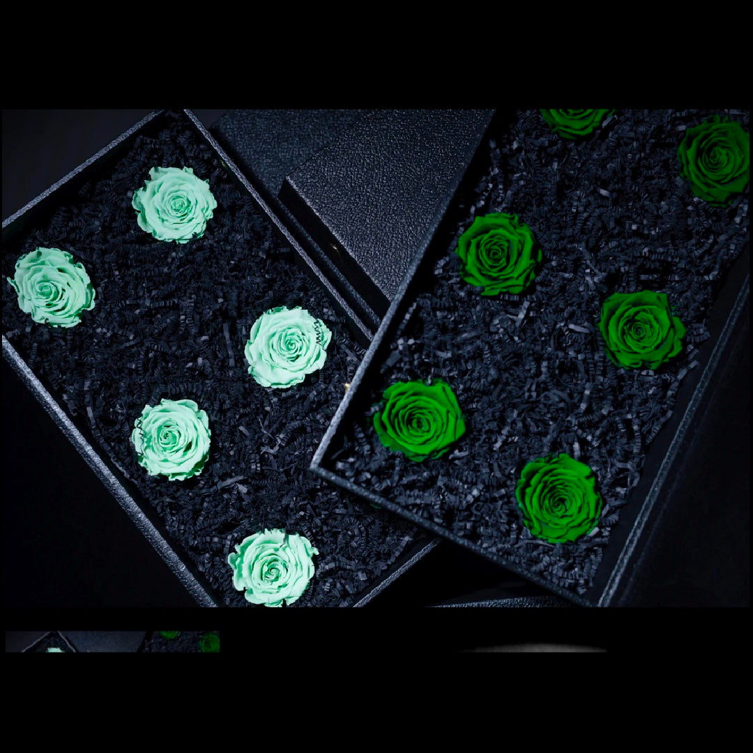 GREEN FOREVER ROSES