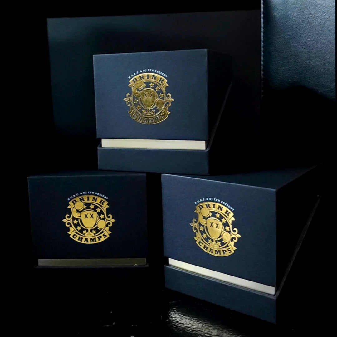 DRINK CHAMPS -   1 Rose Gift Box