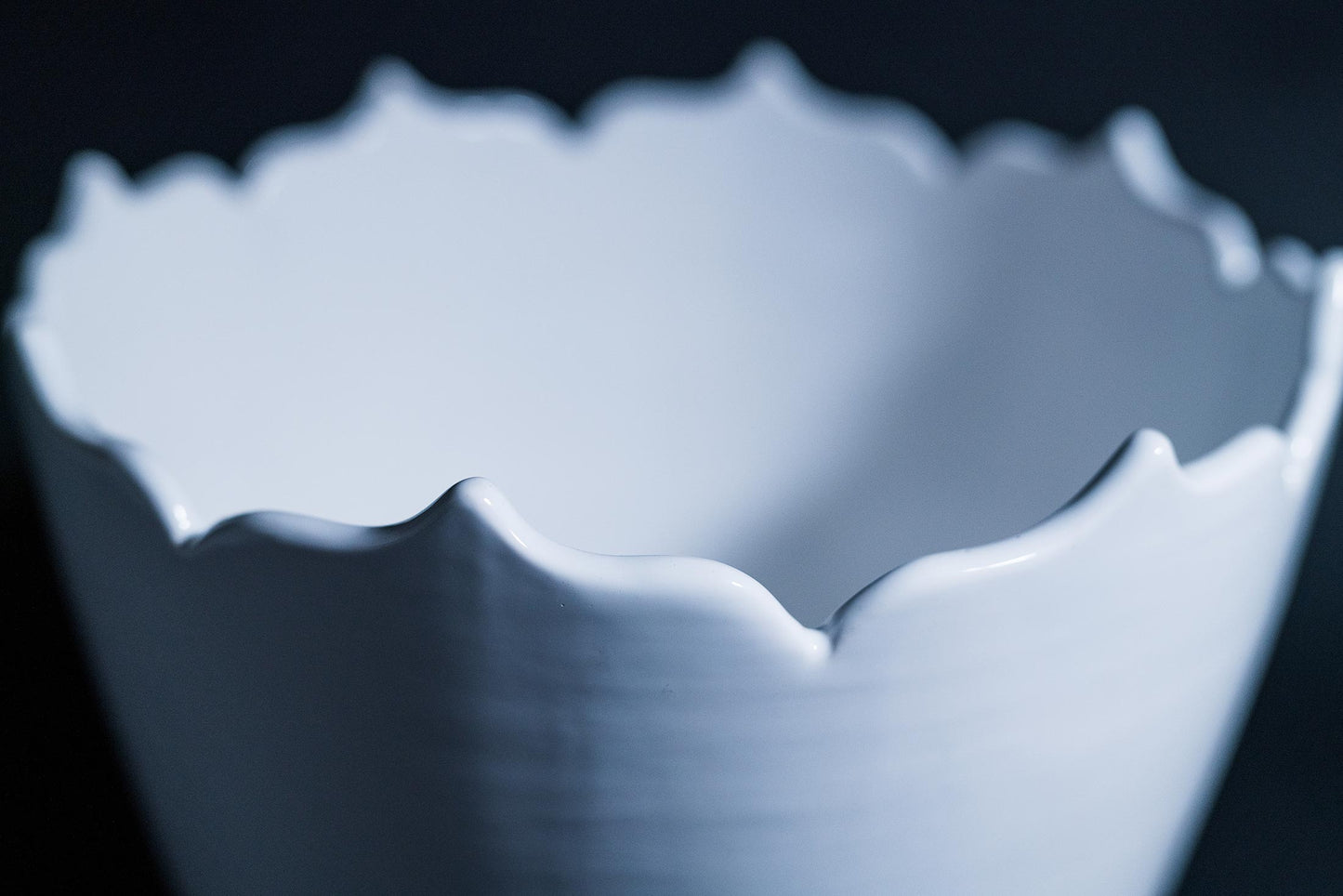 Pot with handmade design